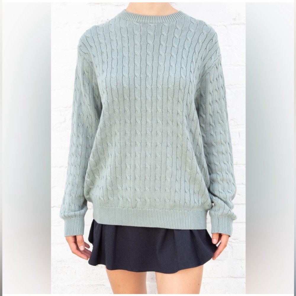 Brandy Melville Brianna Cable Knit Sweater